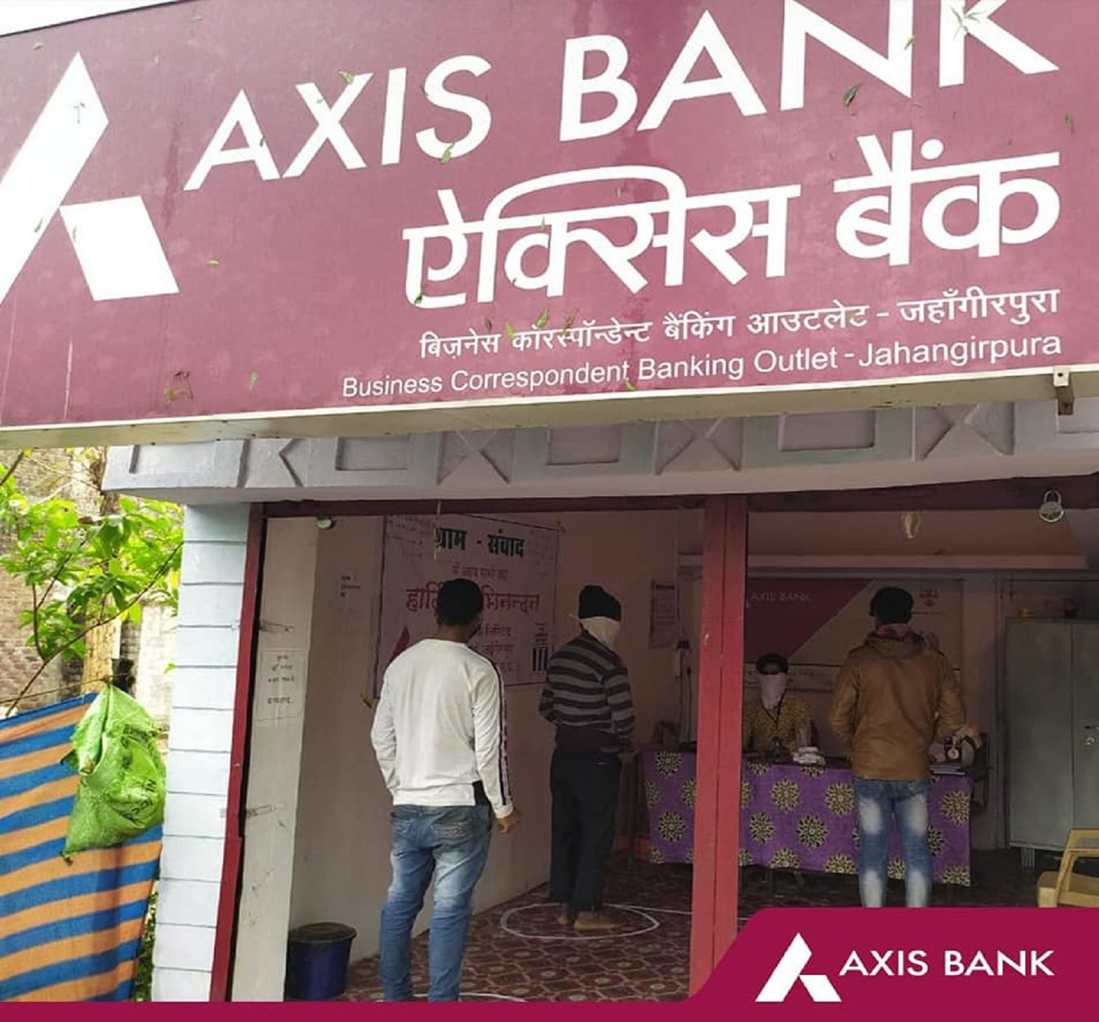 Damage to Axis Bank