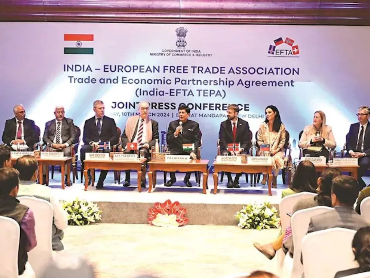 EFTA delegation will come to India next week